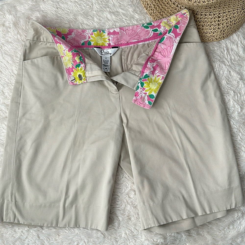 Lily Pulitzer Khaki Bermuda Short